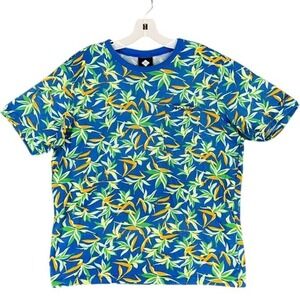 Vintage 90s Columbia Omni Freeze Shirt Mens L Hawaiian Crew‎ Neck 1990s Pocket